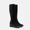 Square-Toe Block-Heel Knee-High Boots (Atria)