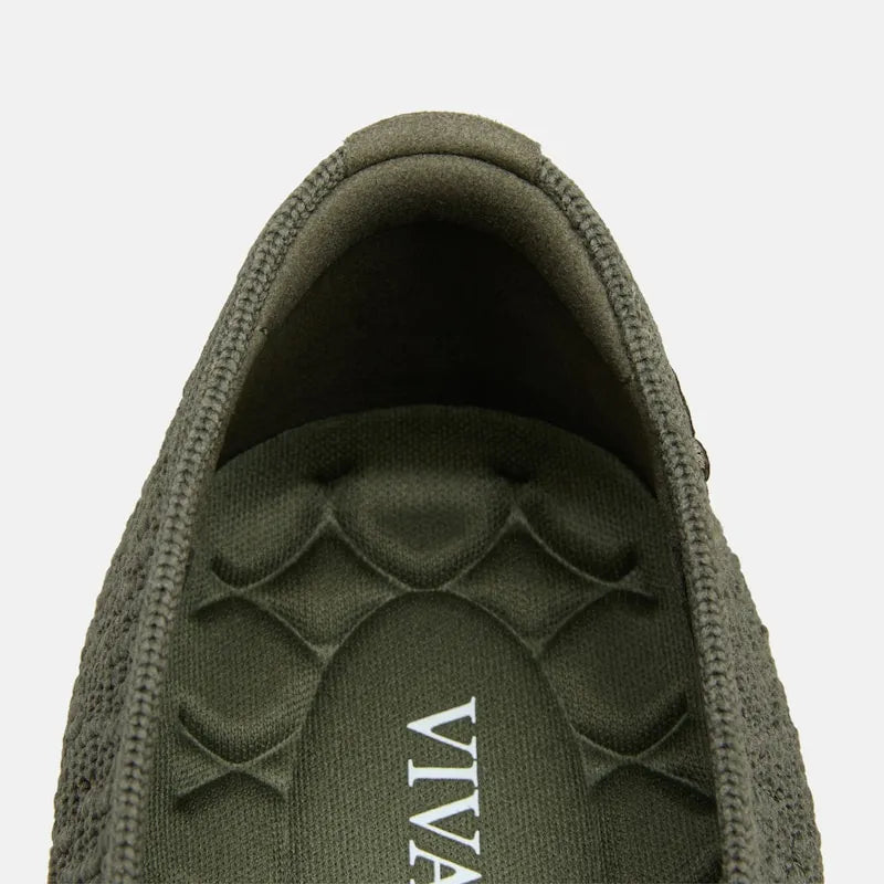 Wide Toe Knit Box Flats (Tia)