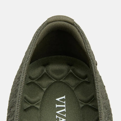 Wide Toe Knit Box Flats (Tia)