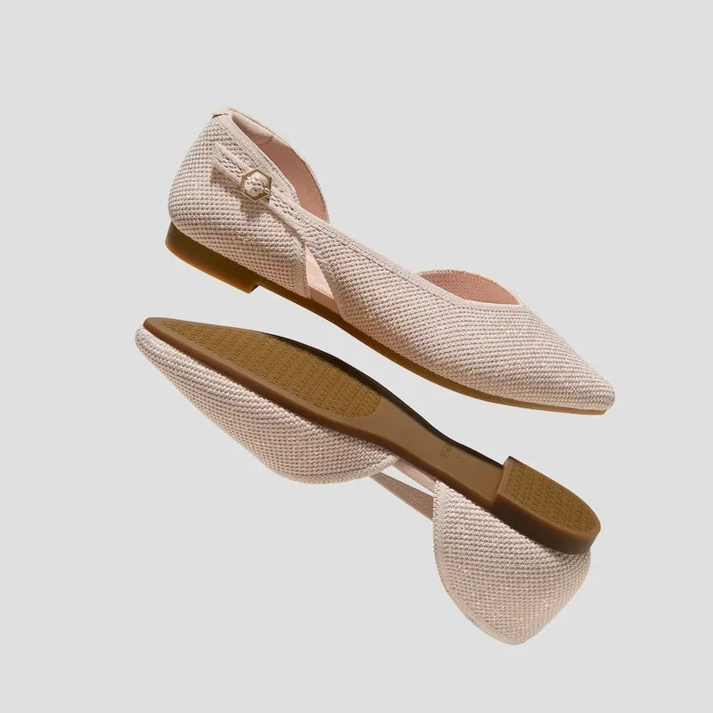 D'Orsay-Ballerinas mit spitzer Spitze (Malory)