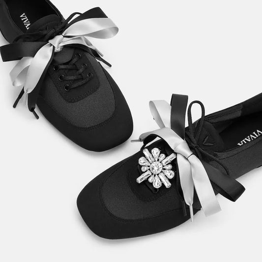 VIVAIA × NYCB Jewels Ribbon Laces & Charm Set (Seraphine)