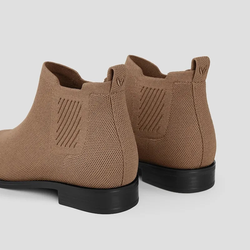 Square-Toe Water-Repellent Ankle Boots (Ryan Pro)