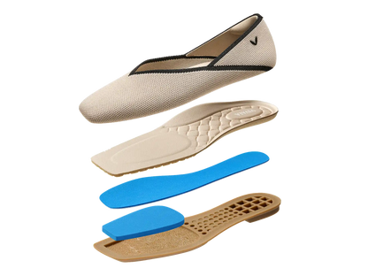 Square-Toe Flats (Maro)