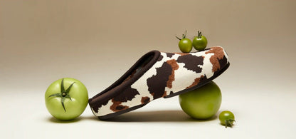 Round-Toe Clog Mules (Buna)
