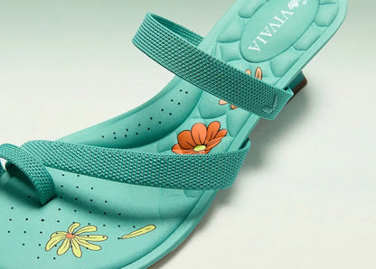 Round-Toe Toe Ring Sandals (Eden)