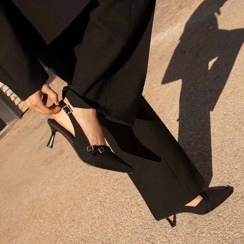 PointEase Slingback Heels (Adela)