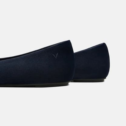 Mini Square-Toe Velvet Flats (Jazura)