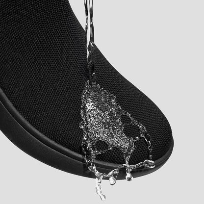 Round-Toe Slip-On Sneaker Boots (Urban Boots)