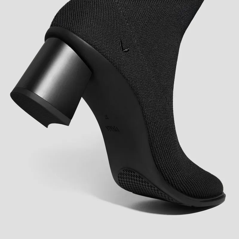 Almond-Toe Running Heel Boots (Amanda)