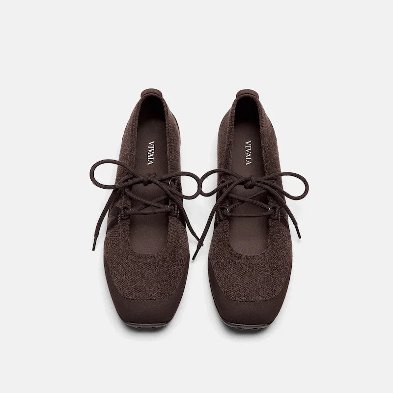 Square-Toe Hybrid Mary Janes (Cecily)