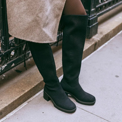 Wide-Shaft Knee-High Boots (Gia 2.0)