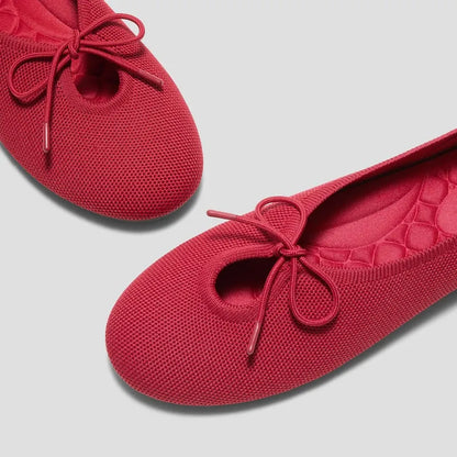 Round-Toe Lace-up Flats (Camora)