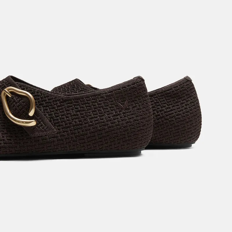 Mini Square-Toe Mary-Jane Flats (Jovin)