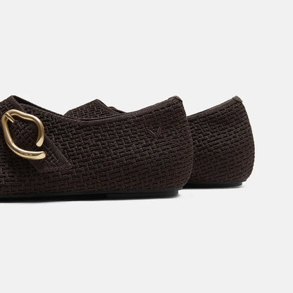 Mini Square-Toe Mary-Jane Flats (Jovin)