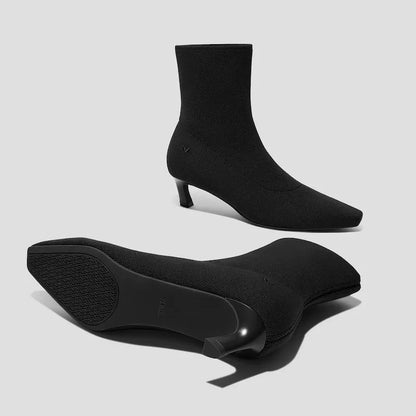 2-in-1 Detachable Mid Heel Boots (Rita)