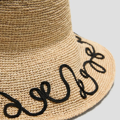 Raffia-Style Woven Hat (Winni)
