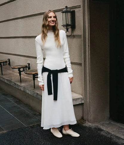 Square-Toe Derby Flats (Cheslea)