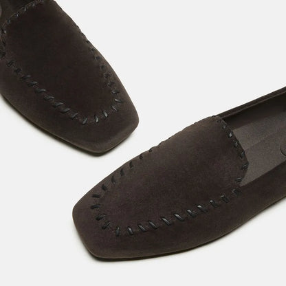Velvet Whipstitched Loafers (Siena)