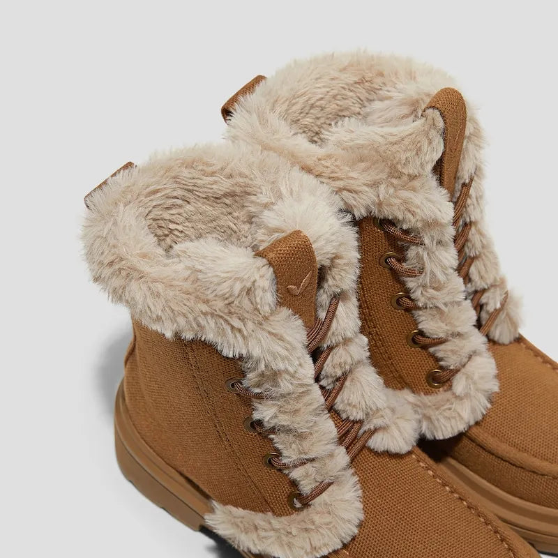 Faux Fur Water-Repellent Lightweight Warm Boots (Terry)