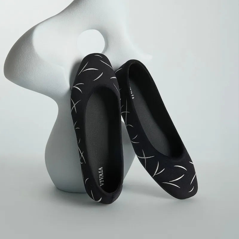 Limited Edition | Mini Square-Toe Velvet Flats (Jazura)
