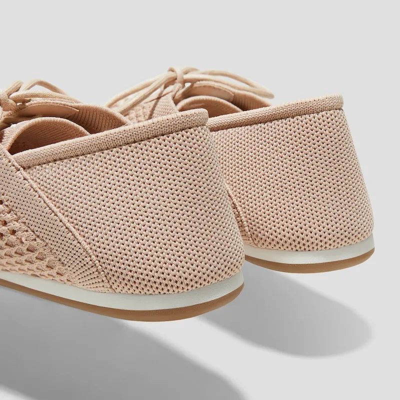 Round-Toe Lace-Up Mesh Sneakers (Yara)