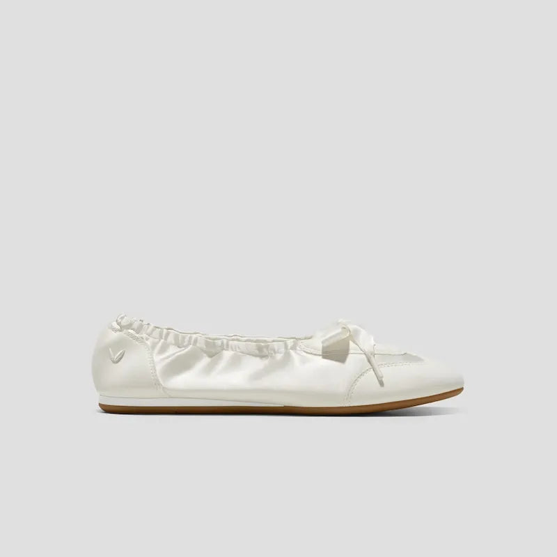 Round-Toe Satin Sneakerina (Yanka)