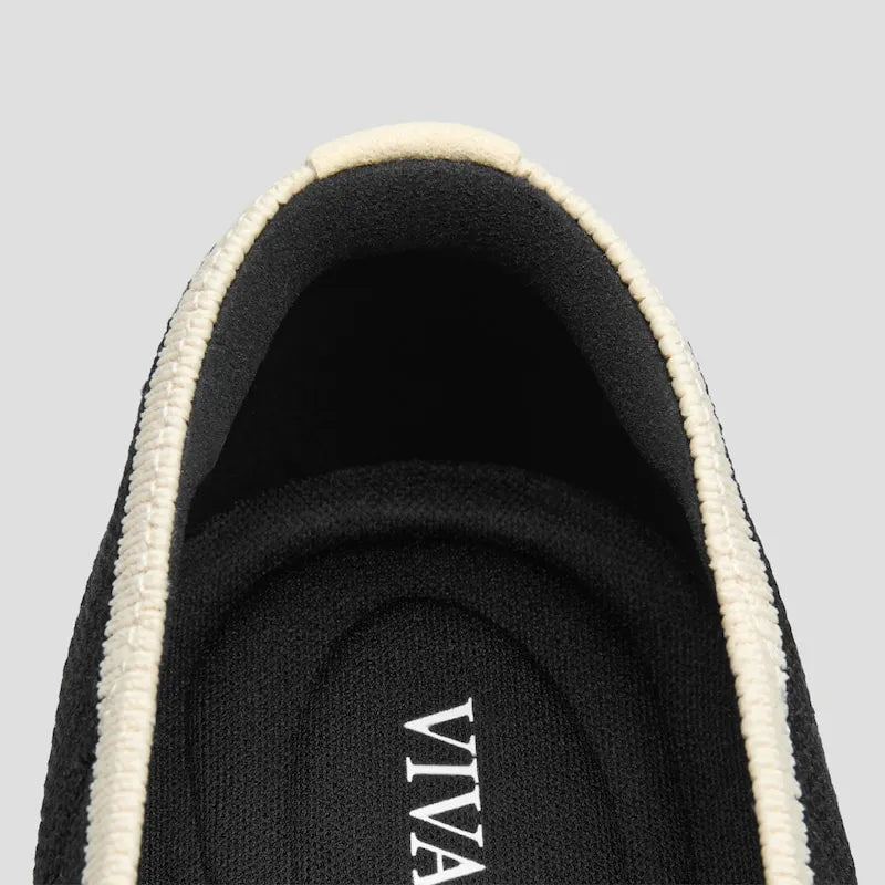 Square-Toe Margot Crisscross Flats (Marah)