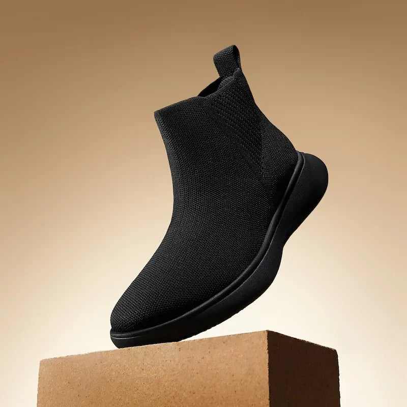Round-Toe Slip-On Sneaker Boots (Urban Boots)