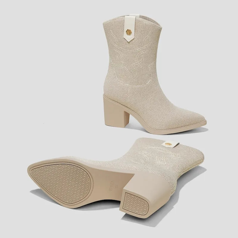Pointed-Toe Western Ankle Boots (Wesley)