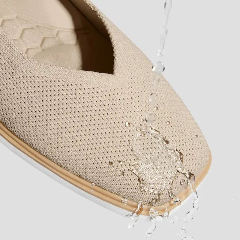 Square-Toe All-Day Standing Flats (Mabel)