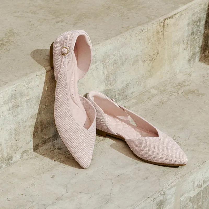 D'Orsay-Ballerinas mit spitzer Spitze (Malory)