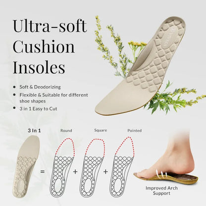 3-in-1 Cuttable Ultra-Soft Conscious Comfort Insoles