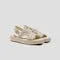 Square-Toe Platform Sandals (Hatty)