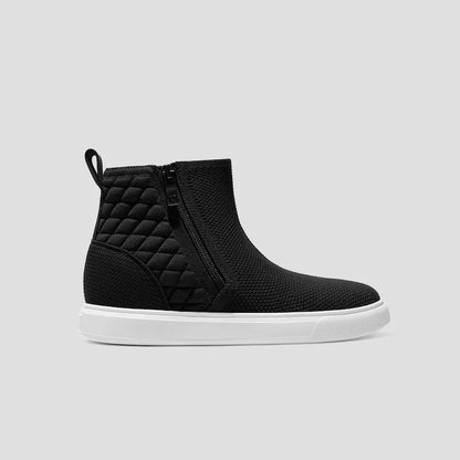Round-Toe Hidden Wedge Sneakers (Casey)