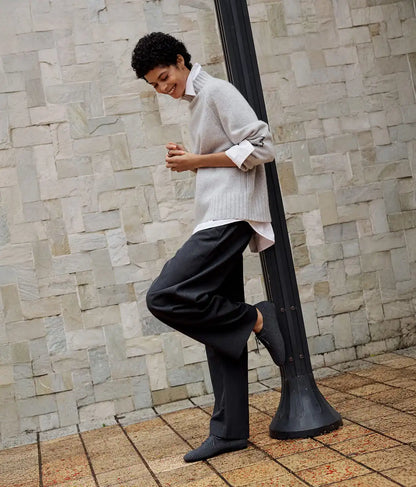 Square-Toe Derby Flats (Cheslea)