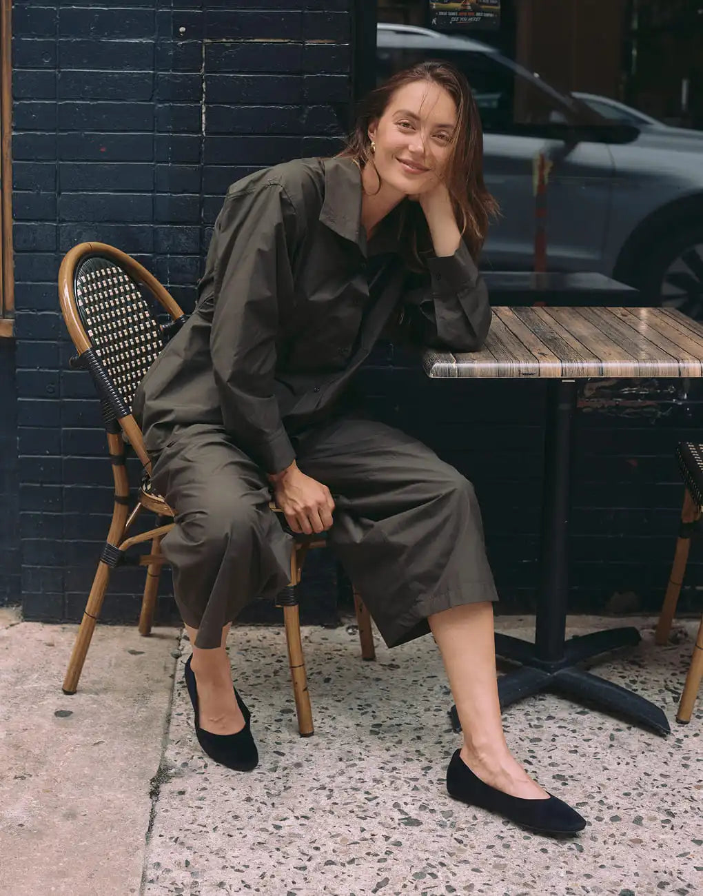 Limited Edition | Mini Square-Toe Velvet Flats (Jazura)