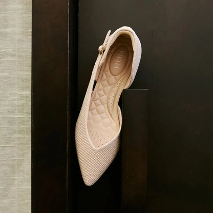 D'Orsay-Ballerinas mit spitzer Spitze (Malory)