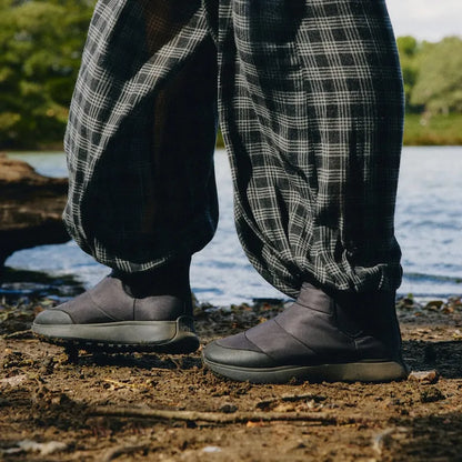 Round-Toe Slip-On Sneaker Boots (Lupi)