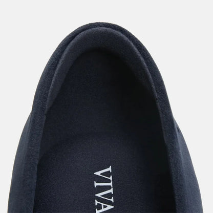Mini Square-Toe Velvet Flats (Jazura)