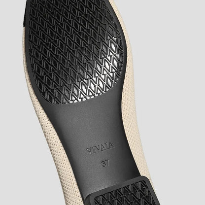 Square-Toe V-Cut Flats (Margot 2.0)