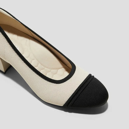 Almond-Toe Stress Free Chunky Heels (Julie Arch Pro)