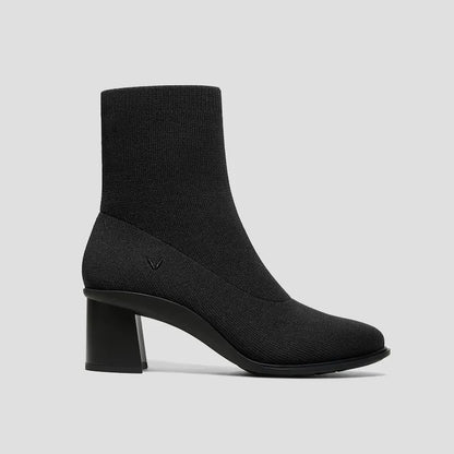 Almond-Toe Running Heel Boots (Amanda)
