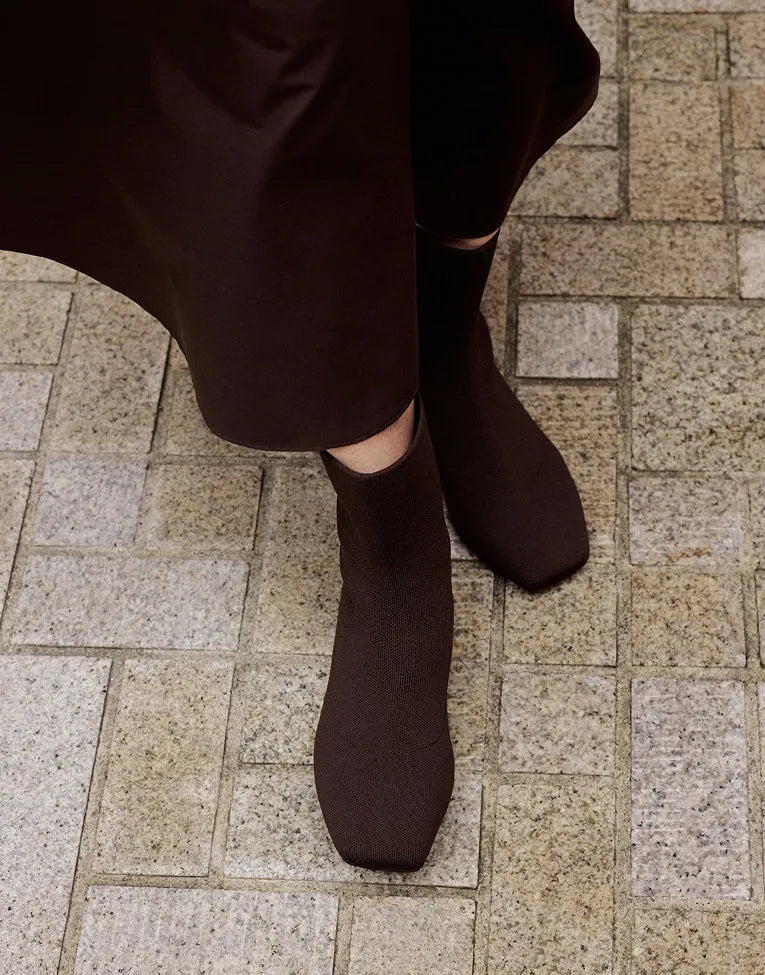 Square-Toe Ankle Boots (Marsa)