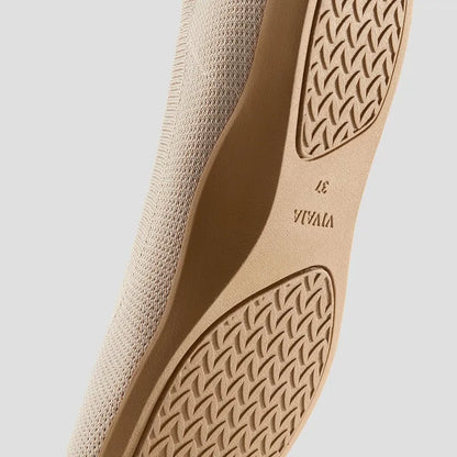 Water-Repellent Round-Toe Walking Flats (Claire Walker)