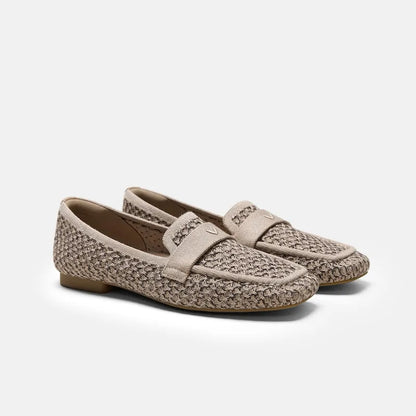 Square-Toe Icon Loafers (Silvie)