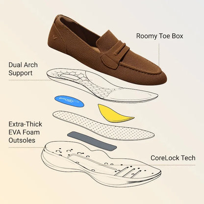 Walker Pro Hybrid Penny Loafers (Ivana)