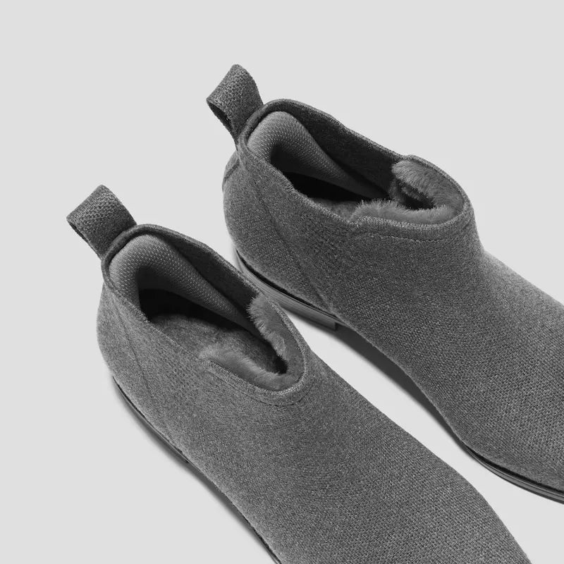 Square-Toe Slip-On Chelsea Boots-Winter Limited Edition (Ryan Slip-On)