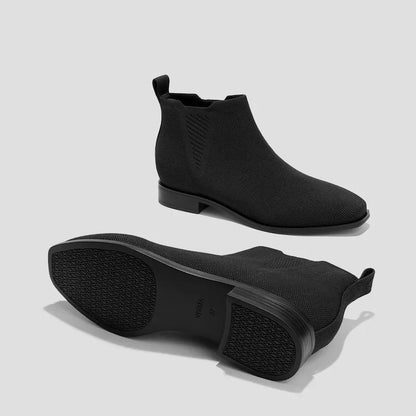 Square-Toe Slip-On Chelsea Boots (Ryan Slip-On)
