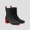 Square-Toe Water-Repellent Block Heeled Boots (Regina Pro)