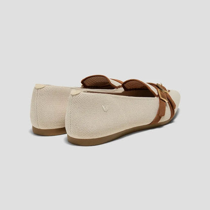 Pointed-Toe Aria Crisscross Loafers (Marvis)